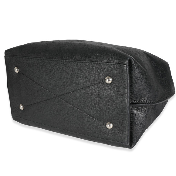 Louis Vuitton Black Monogram Mahina Carmel Hobo - Picture 7 of 7